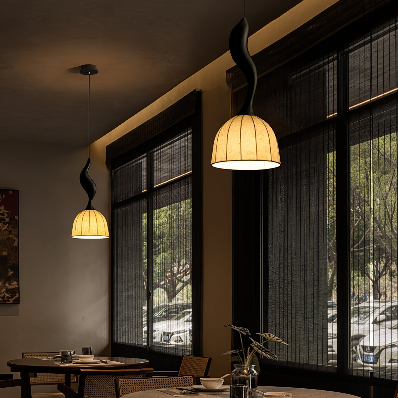 Colire Creativity Pendelleuchte aus Gedrehtem Holz-Letslighting