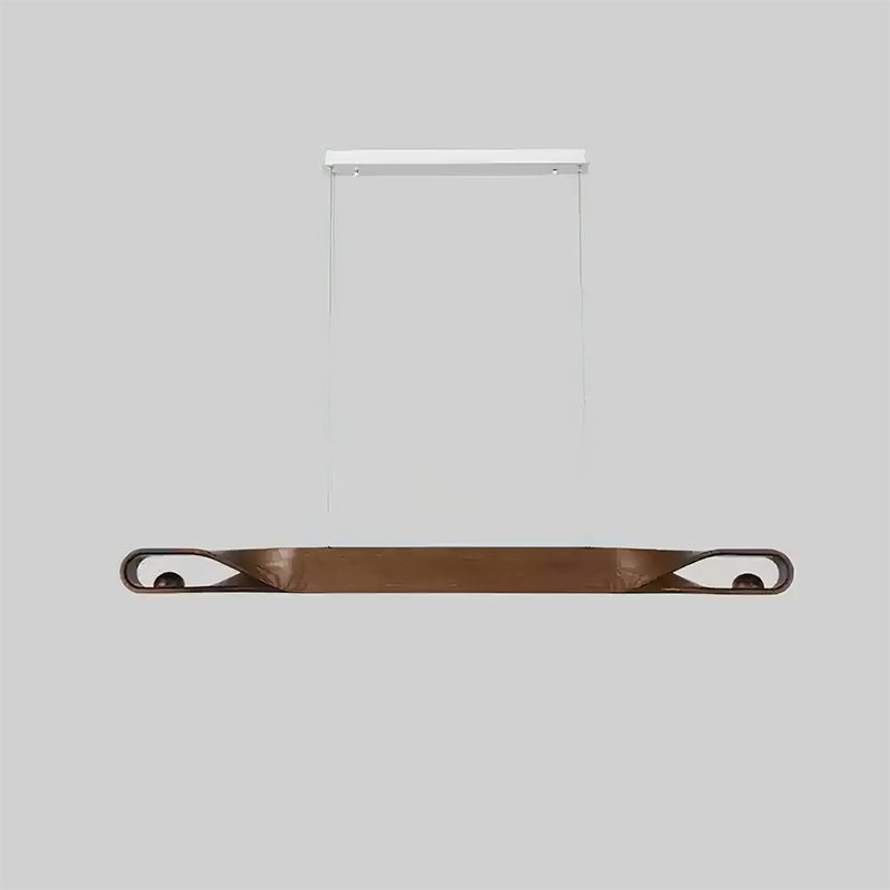 Lustra Pendelleuchte Holz Gekrümmt Minimalistisch-Letslighting
