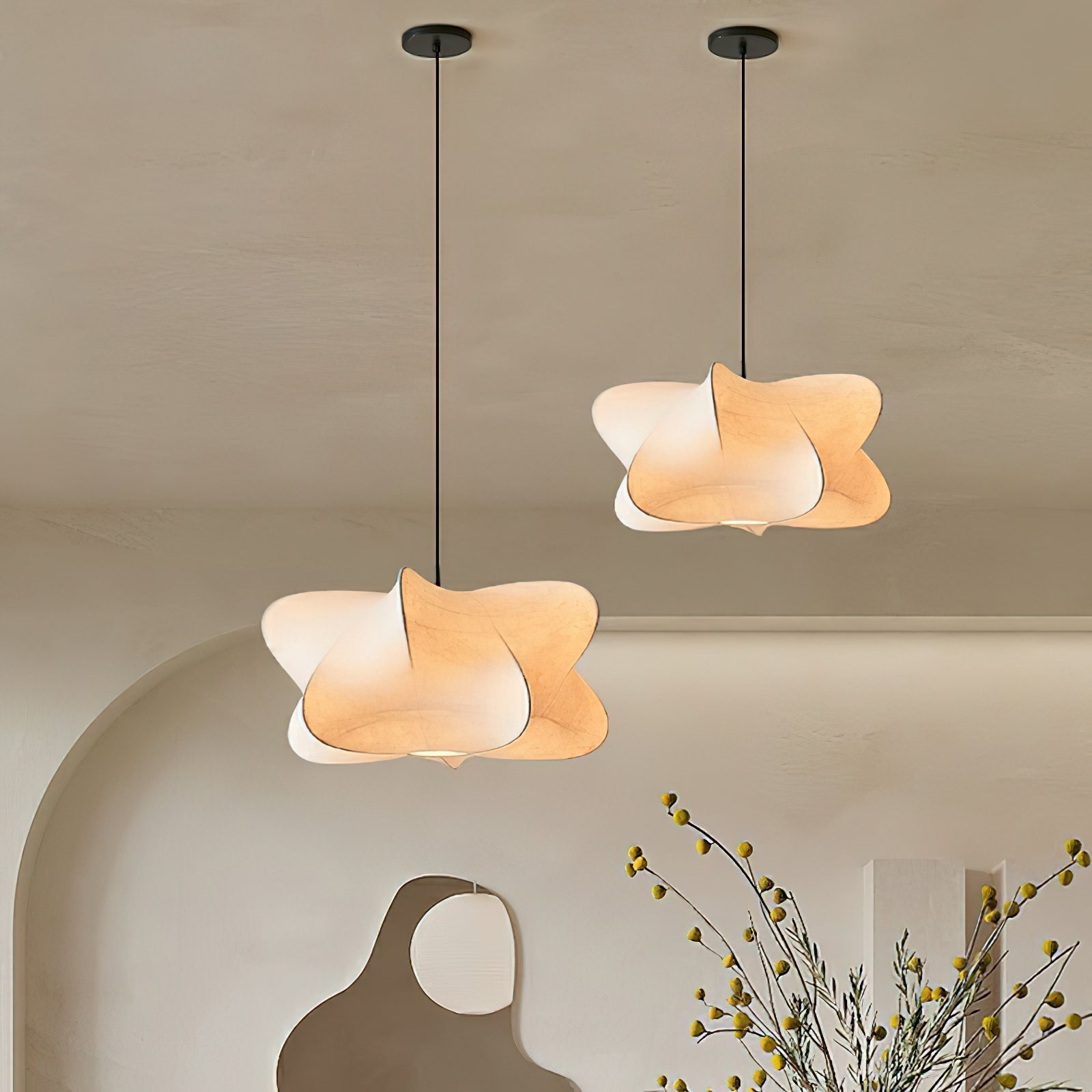Pino Pendelleuchte im Kokon-Design