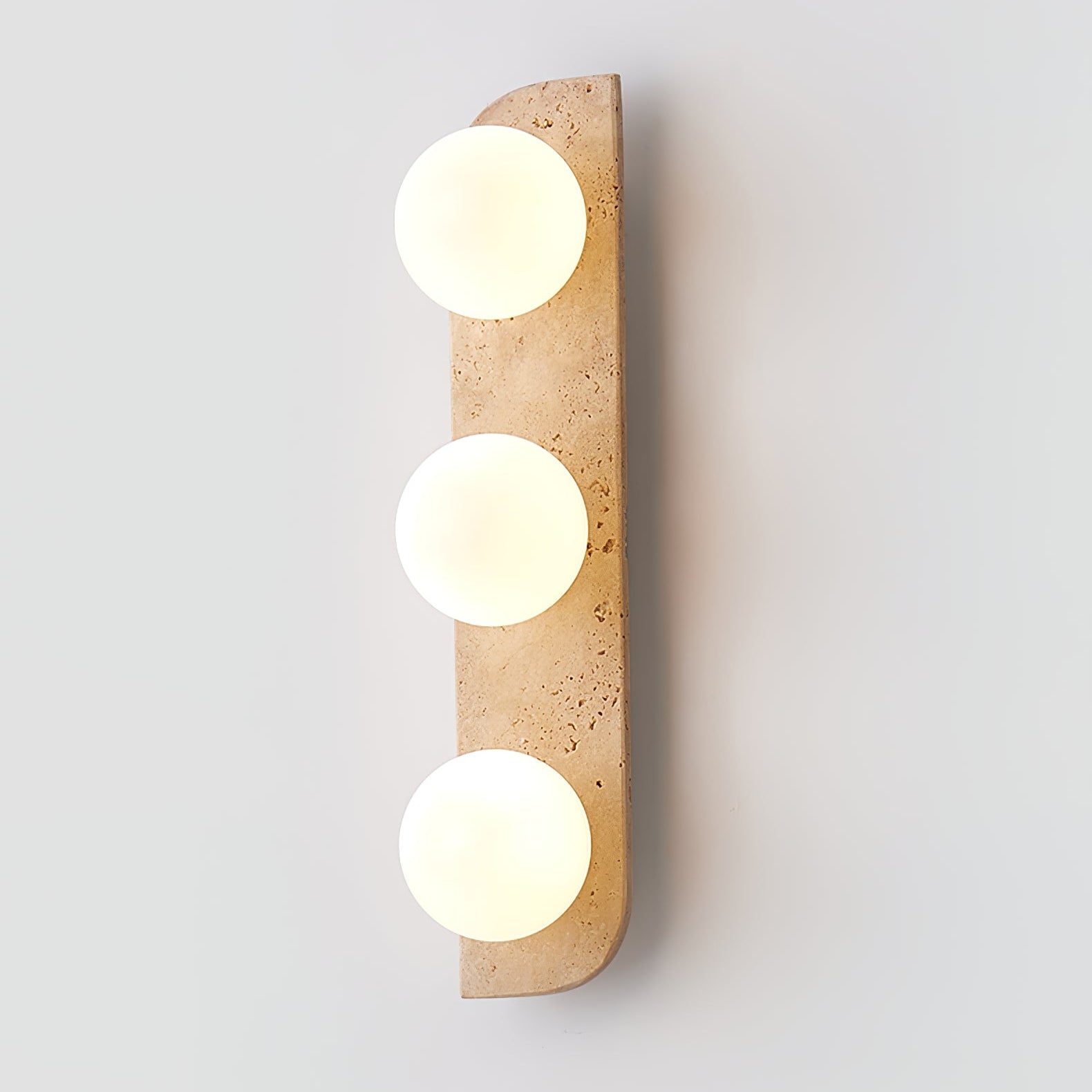 Alsilis Minimalist Travertine Wall Light - Neutralighting