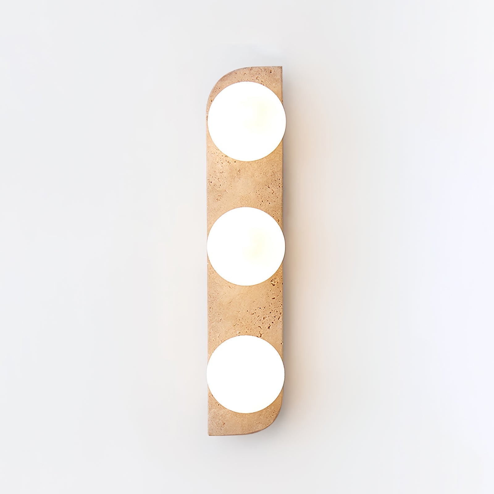 Alsilis Minimalist Travertine Wall Light - Neutralighting