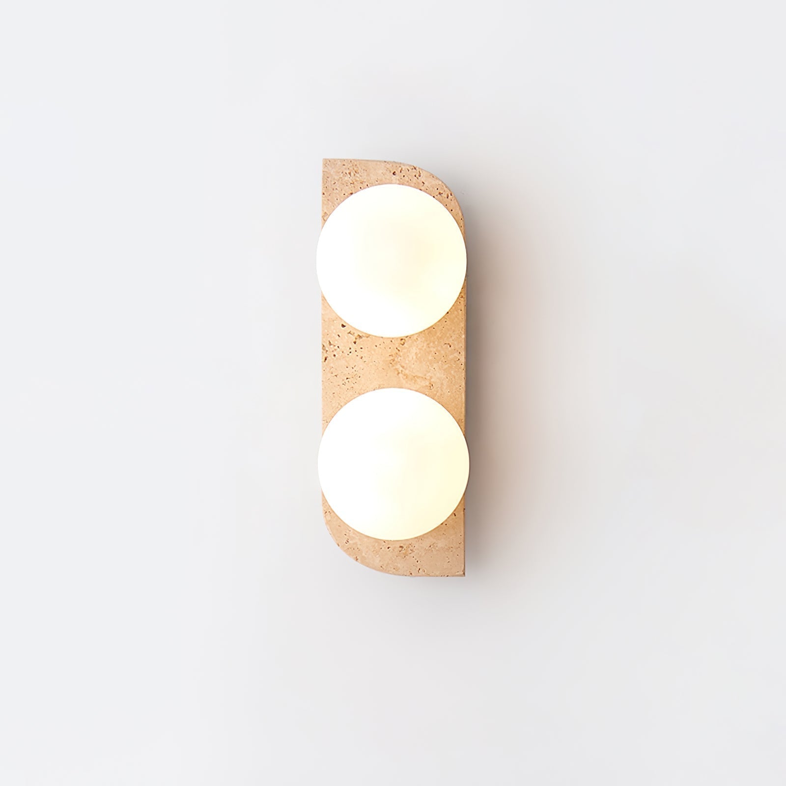 Alsilis Minimalist Travertine Wall Light - Neutralighting