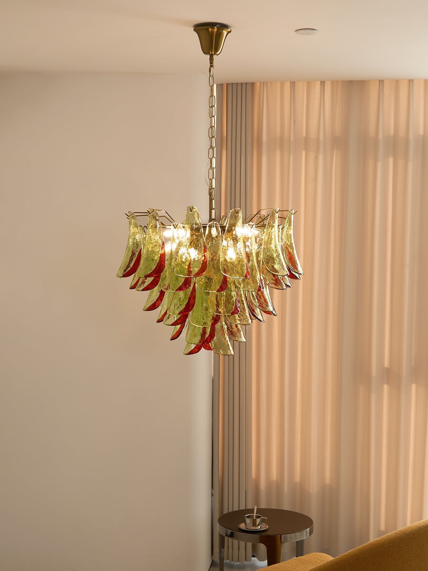 Aurora Chandelier Murano Glass Petal Elegant - Blowlighting