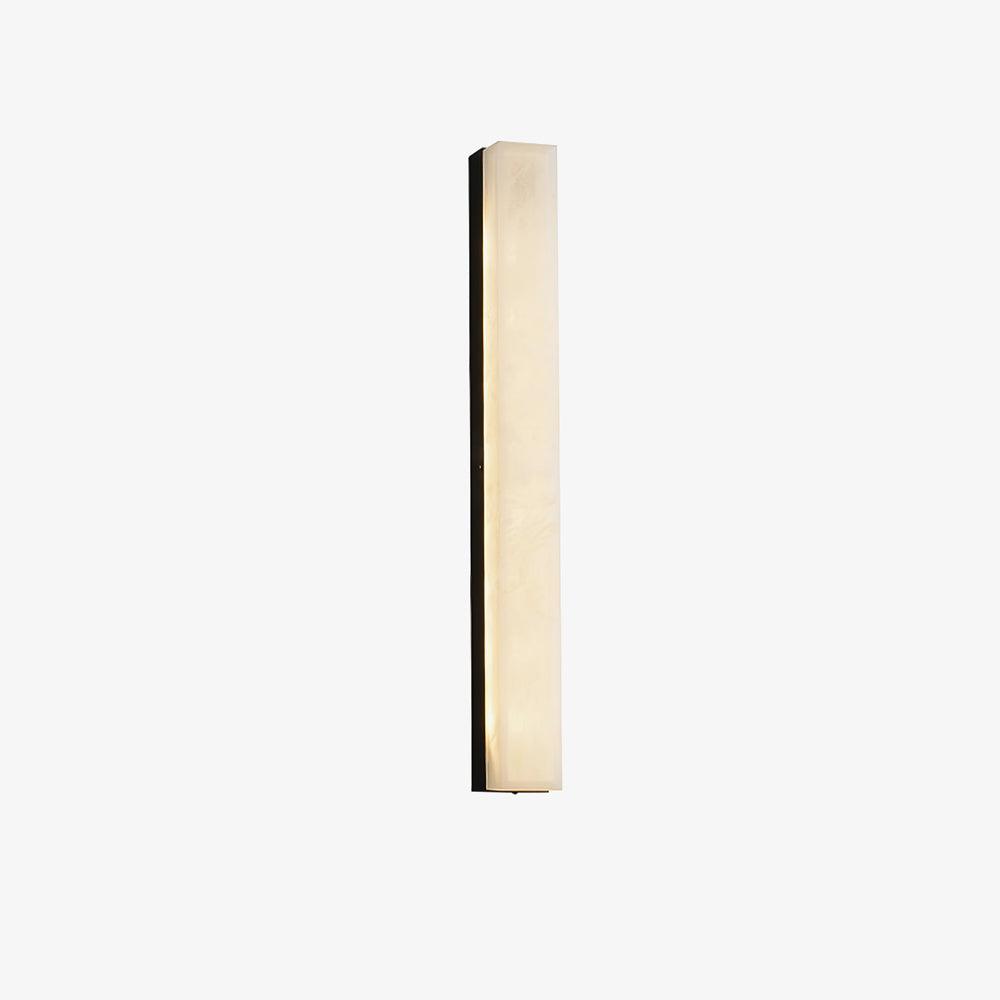 Quill Modern Minimalist Brass Alabaster Wall Lamp - Letslighting