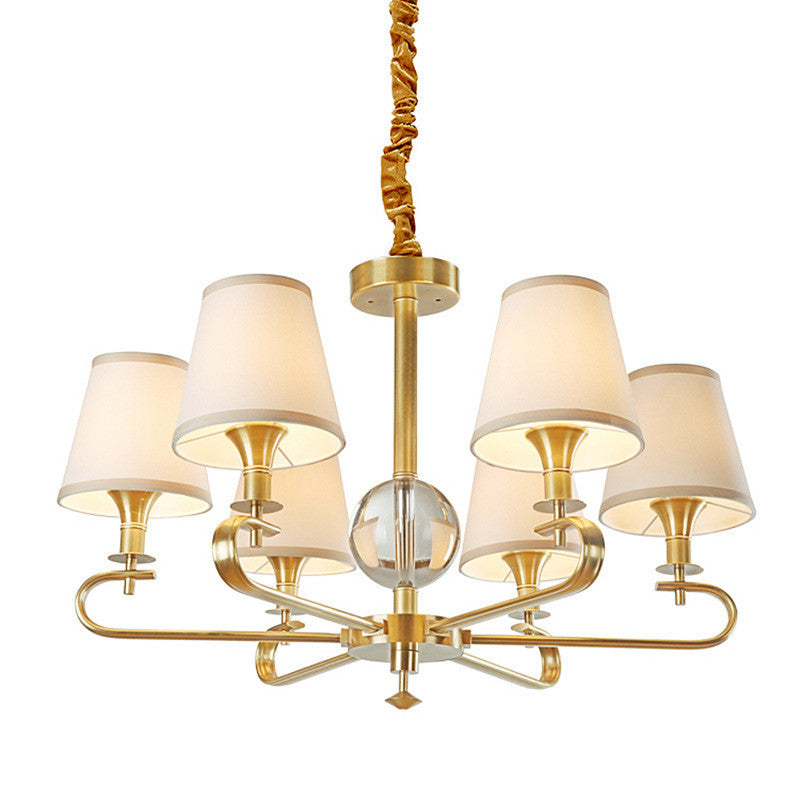 Sage Postmoderner Luxus-Kristall-Kronleuchter aus Stoff-Letslighting