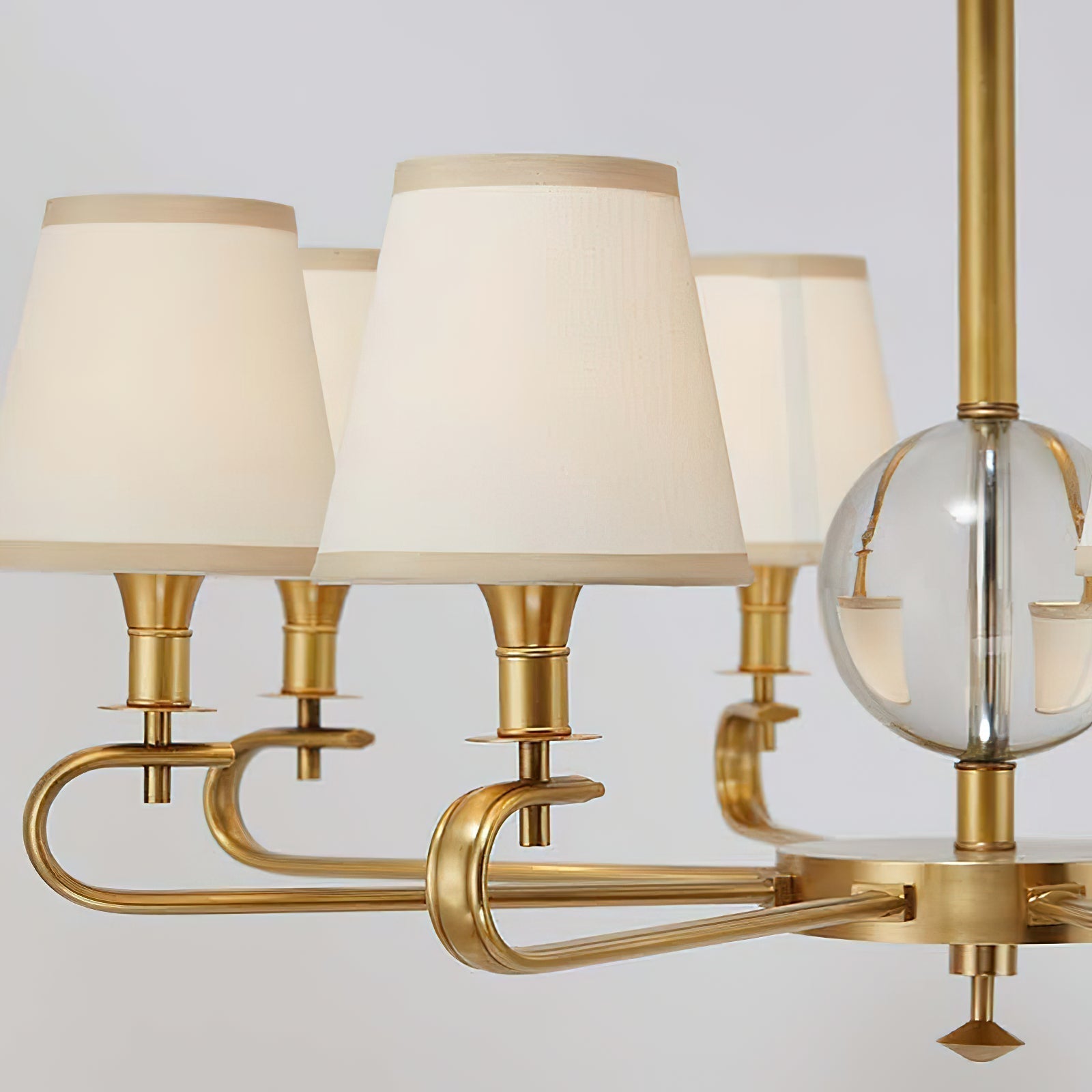 Sage Postmoderner Luxus-Kristall-Kronleuchter aus Stoff-Letslighting