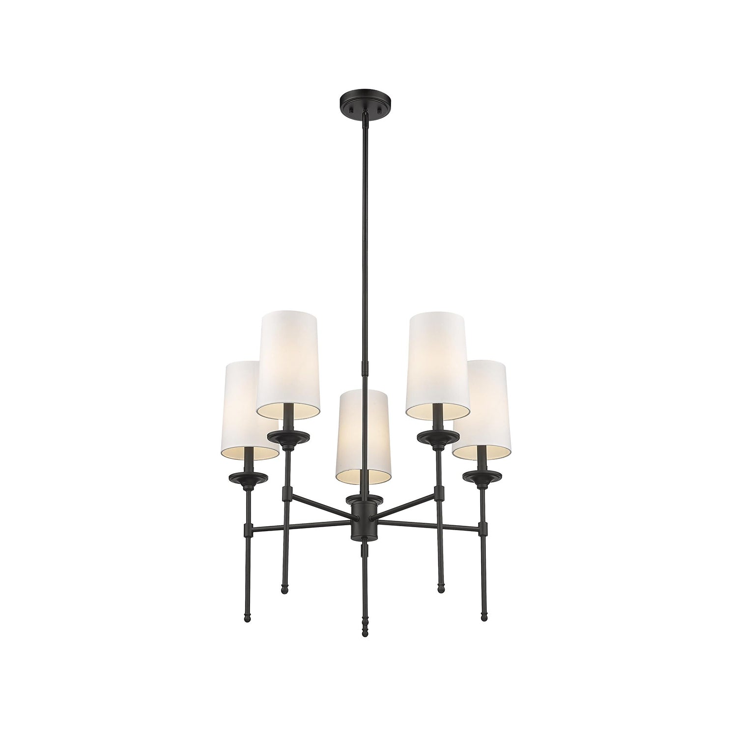 Armiriel Vintage Industrieller Messing Stoff-Kronleuchter-Letslighting
