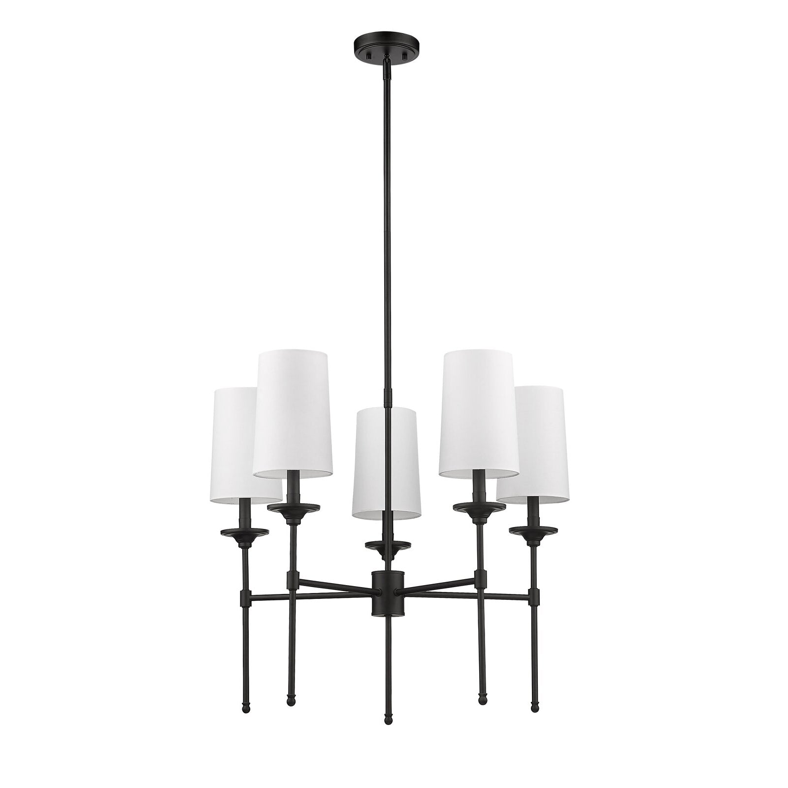 Armiriel Vintage Industrieller Messing Stoff-Kronleuchter-Letslighting