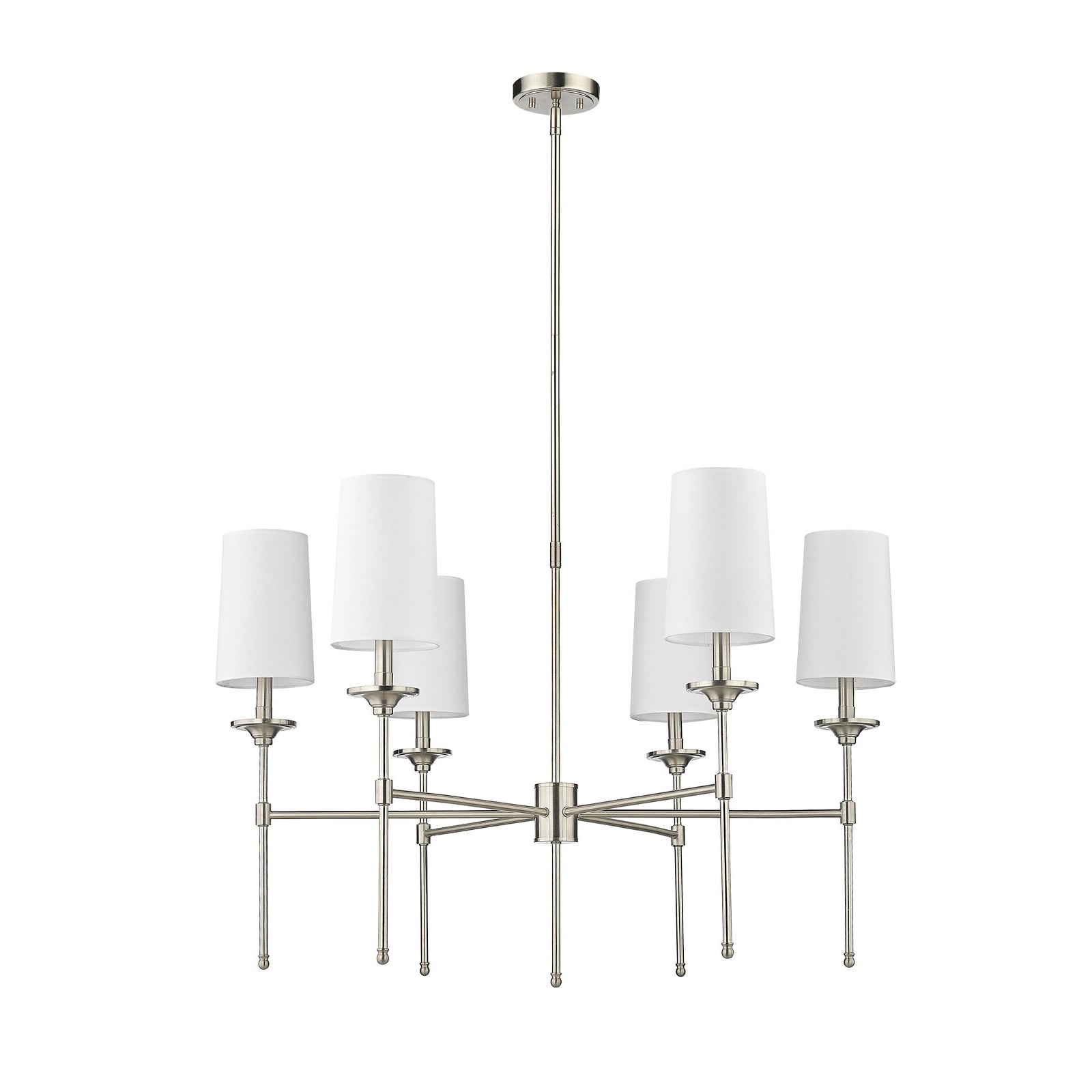 Armiriel Vintage Industrieller Messing Stoff-Kronleuchter-Letslighting