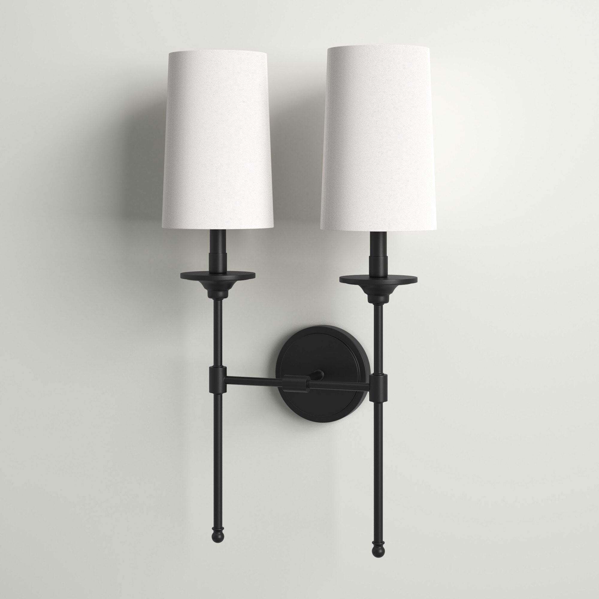 Esileth Messing Stoff Vintage Industrial Wandleuchte-Letslighting
