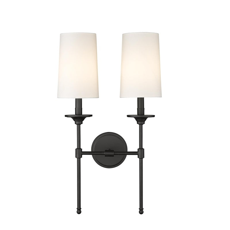 Esileth Messing Stoff Vintage Industrial Wandleuchte-Letslighting