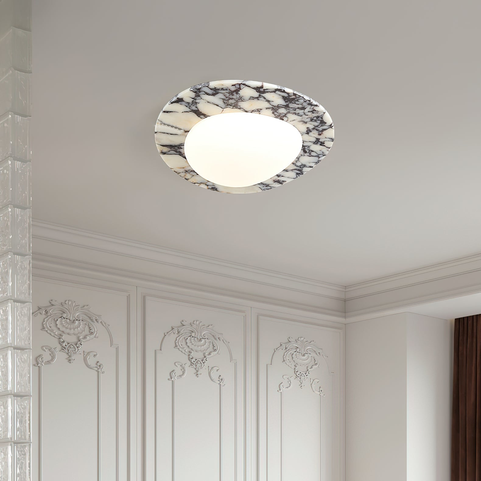 Ceraeion Marmor Glas Deckenleuchte-Letslighting