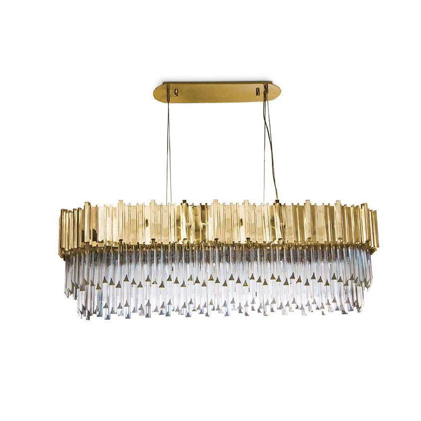 Lustra Kronleuchter Gold Kristall Golden-Letslighting