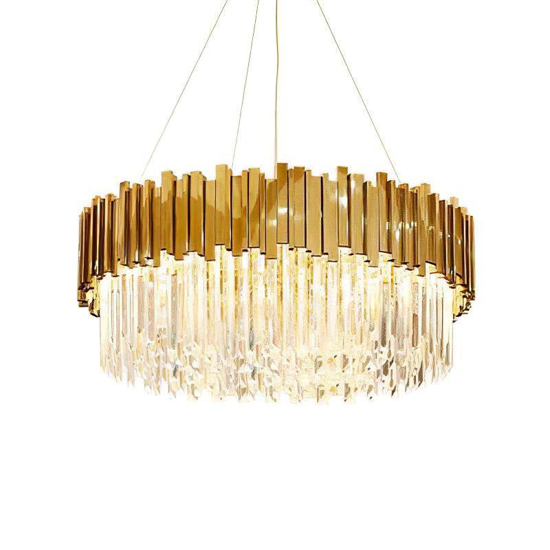 Lustra Kronleuchter Gold Kristall Golden-Letslighting