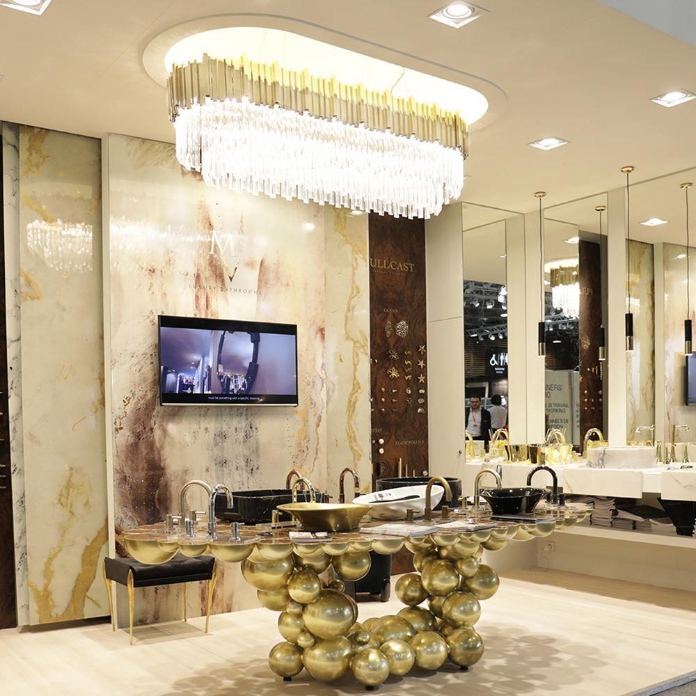 Lustra Kronleuchter Gold Kristall Golden-Letslighting