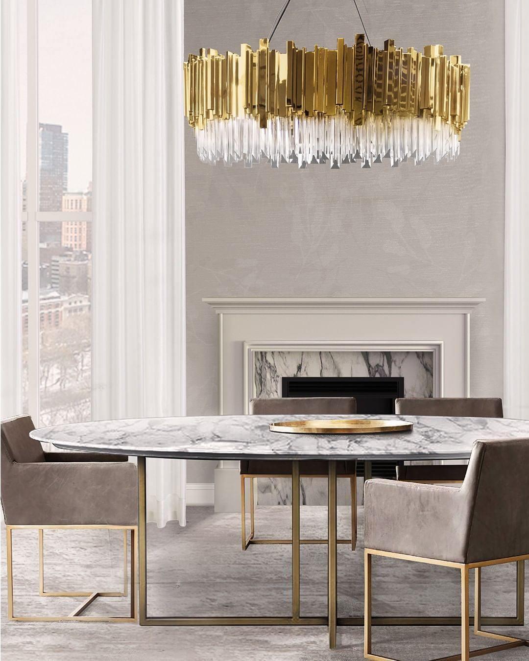 Lustra Kronleuchter Gold Kristall Golden-Letslighting