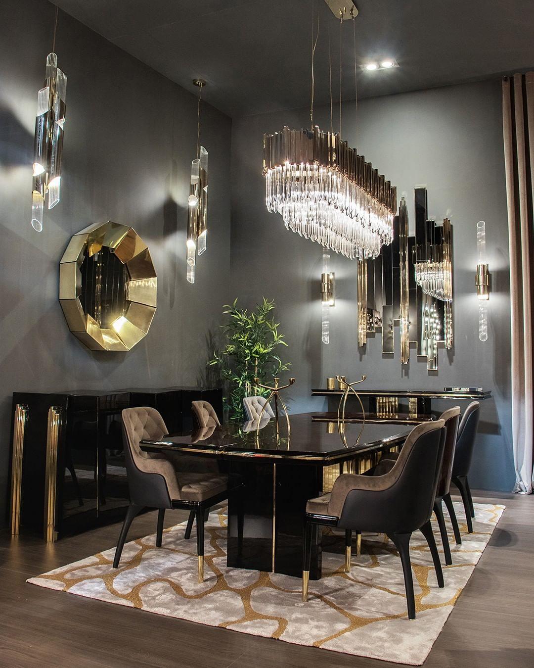 Lustra Kronleuchter Gold Kristall Golden-Letslighting
