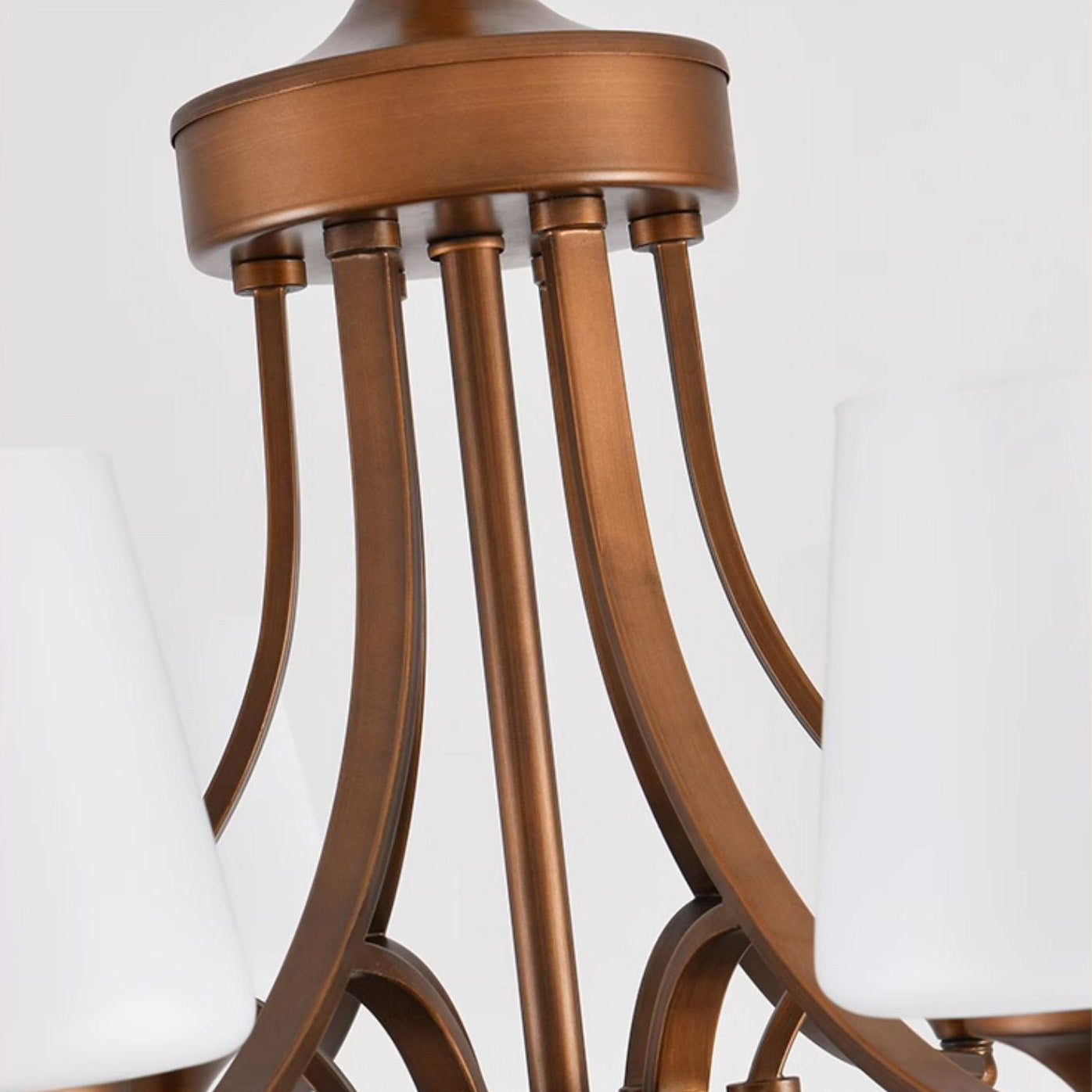Ulrinara Postmodern Luxus Messing Glas Kronleuchter-Letslighting
