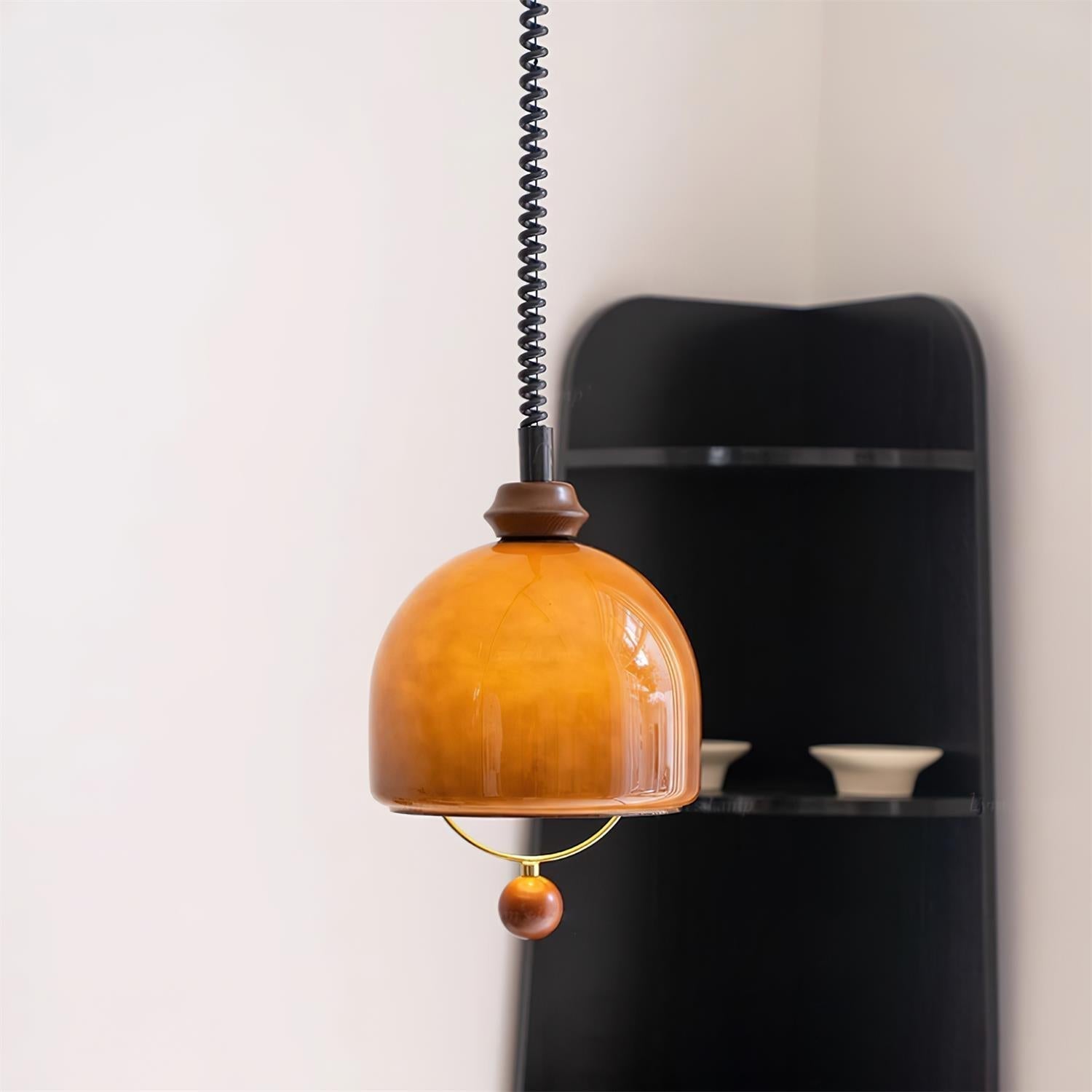 Ardelle Pendelleuchte Vintage Kuppel Glas-Letslighting
