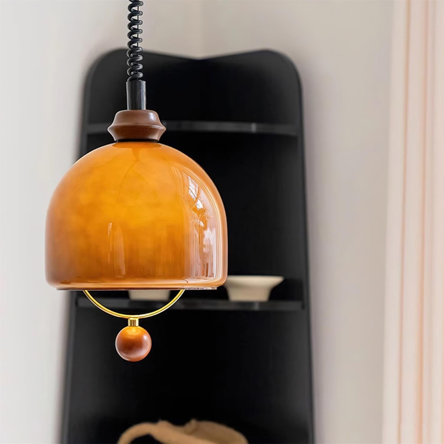 Ardelle Pendelleuchte Vintage Kuppel Glas-Letslighting