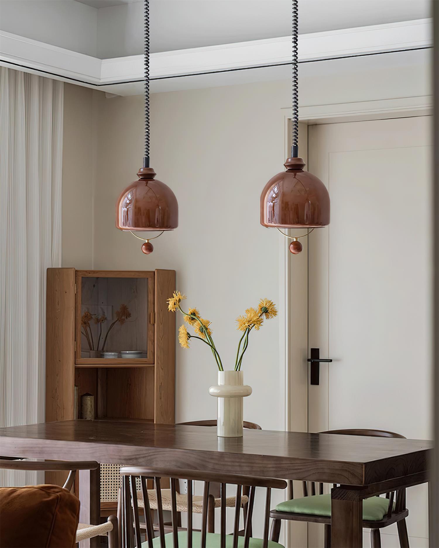 Ardelle Pendelleuchte Vintage Kuppel Glas-Letslighting