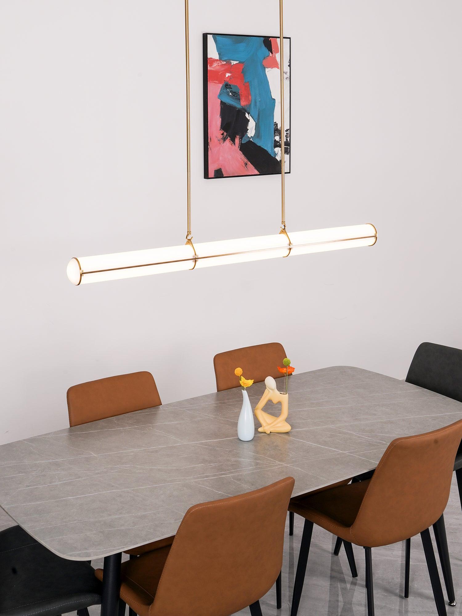 Lustra Pendelleuchte Leuchte Zylindrisch Endlos Esszimmer-Letslighting