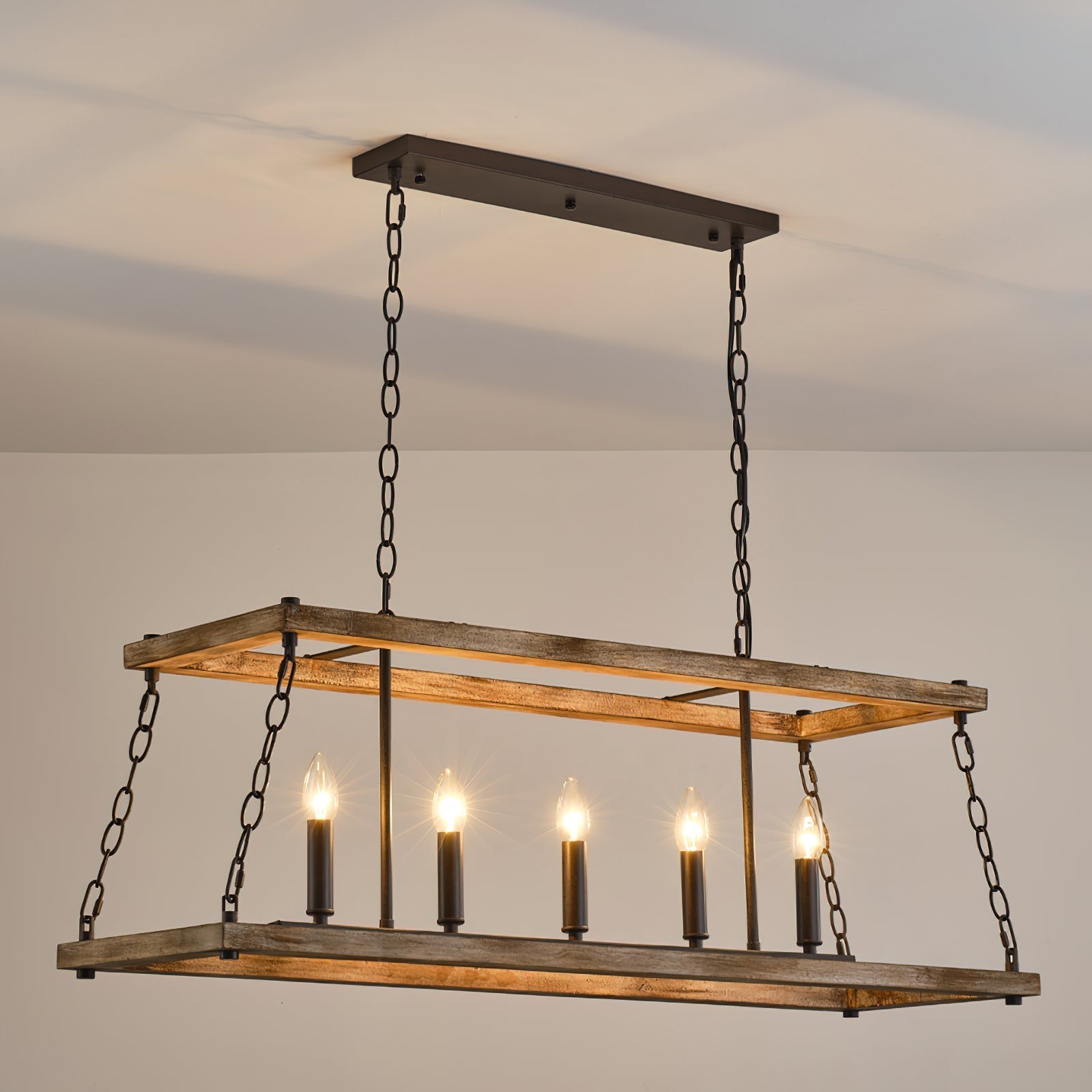 Ilcaryra Vintage Industrial Insel Kronleuchter-Letslighting