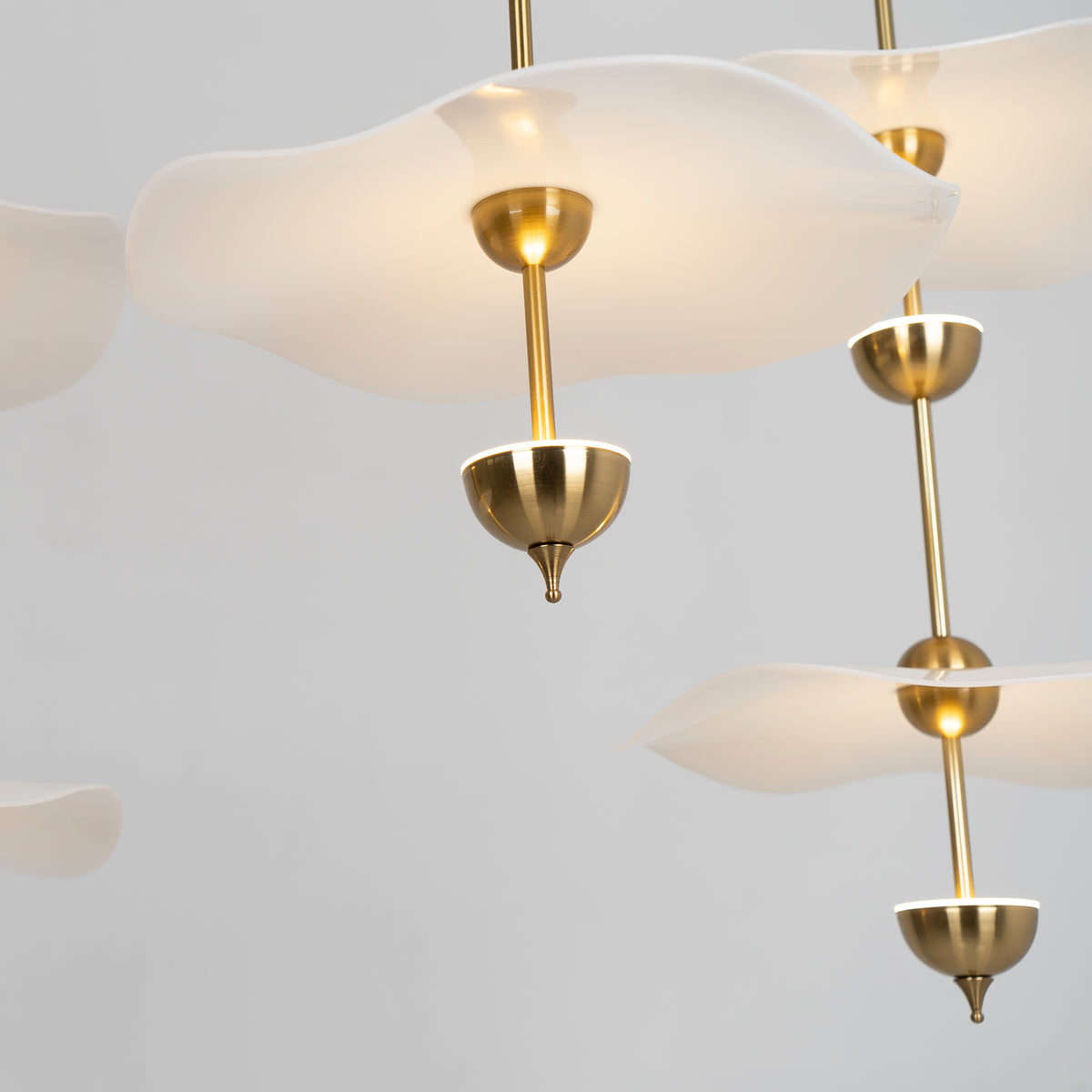 Lusso Wave Double Biscuit Pendant Light-Letslighting