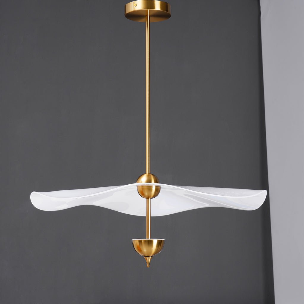 Lusso Wave Double Biscuit Pendant Light-Letslighting