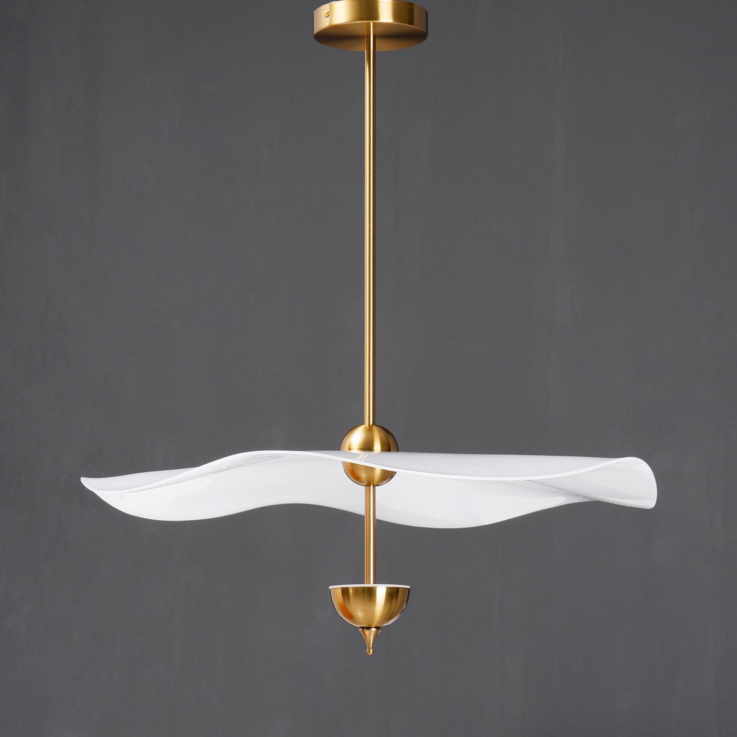 Lusso Wave Double Biscuit Pendant Light-Letslighting