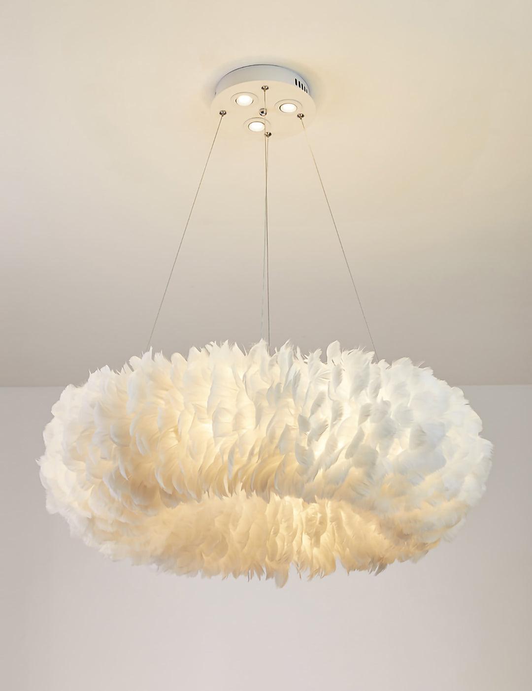 Goose Feathers Pendant Lamp - Blowlighting