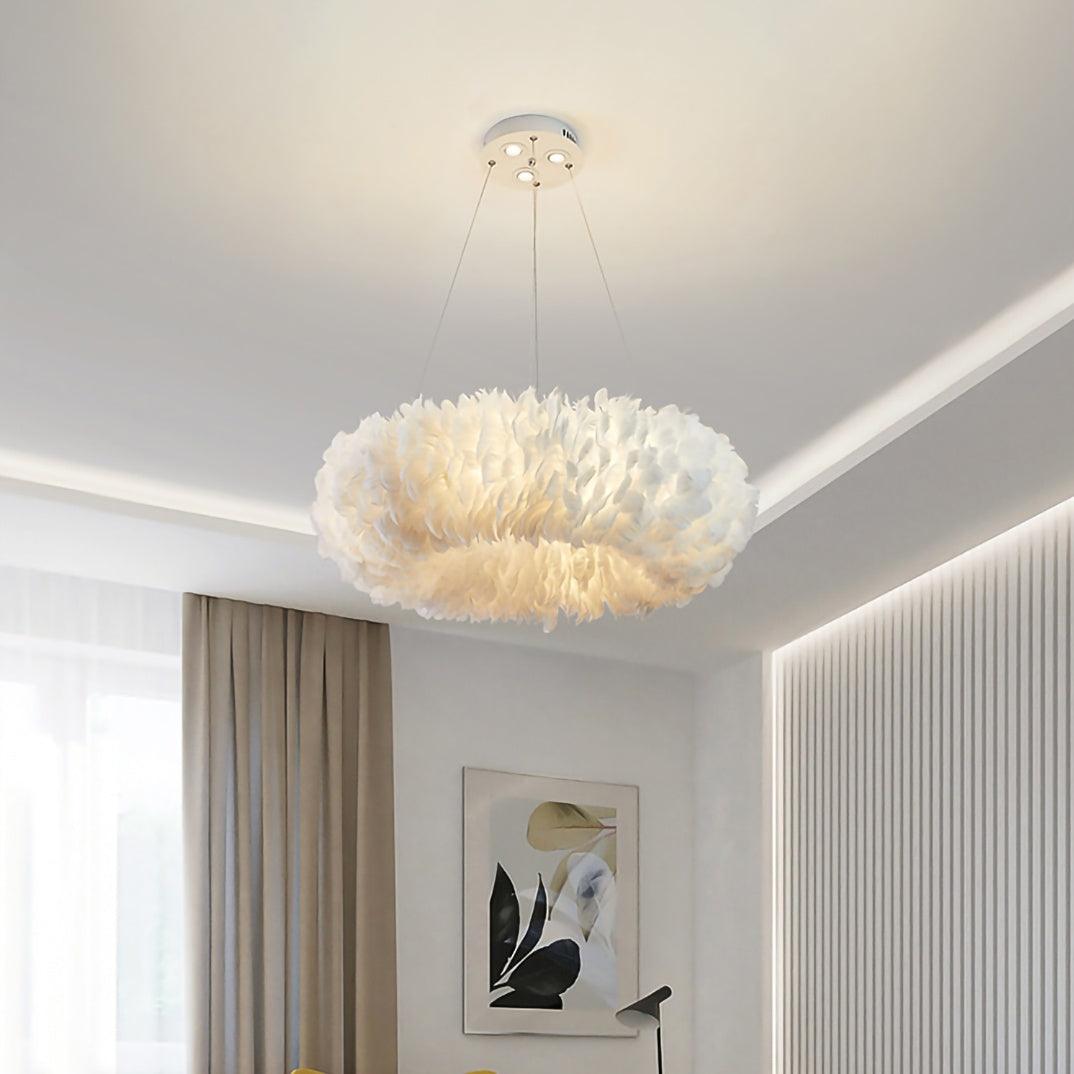 Goose Feathers Pendant Lamp - Blowlighting