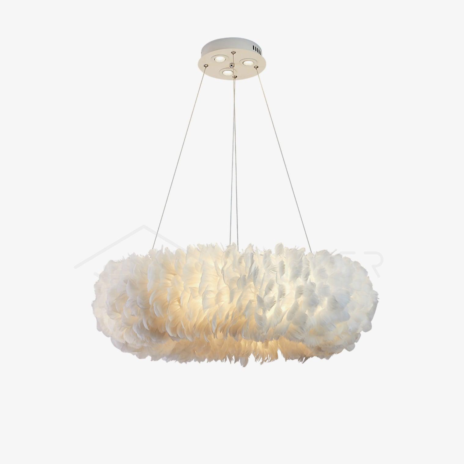 Goose Feathers Pendant Lamp - Blowlighting