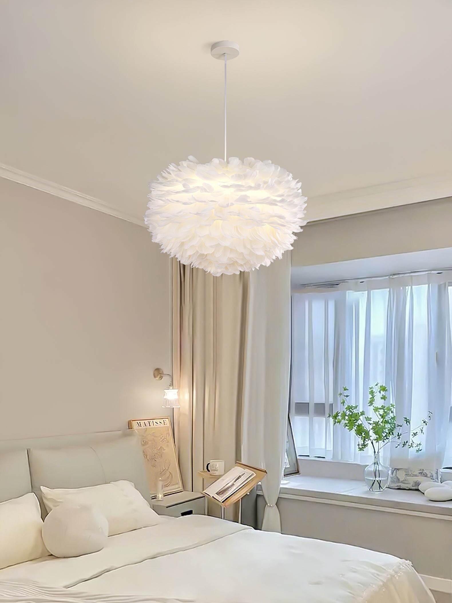 Goose Feathers Pendant Lamp - Blowlighting