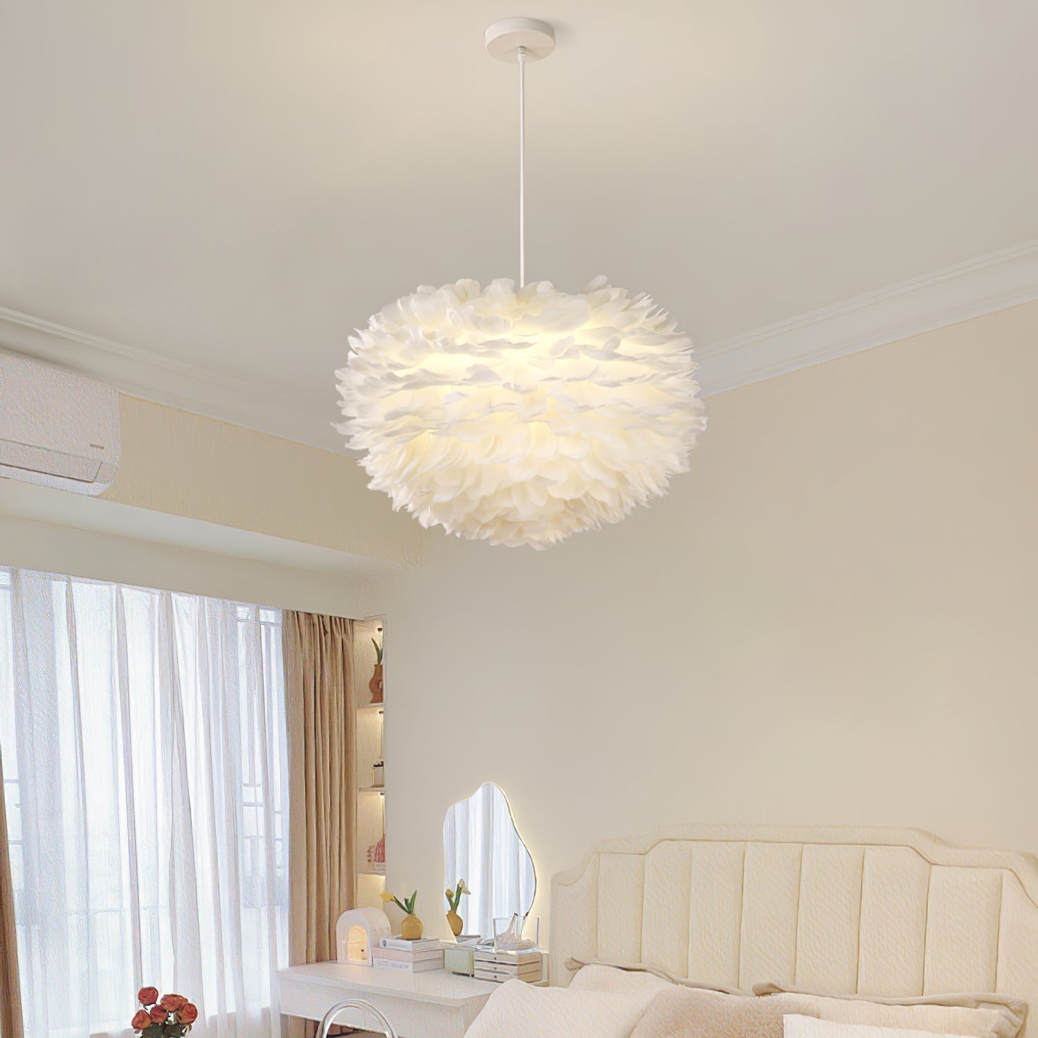 Goose Feathers Pendant Lamp - Blowlighting