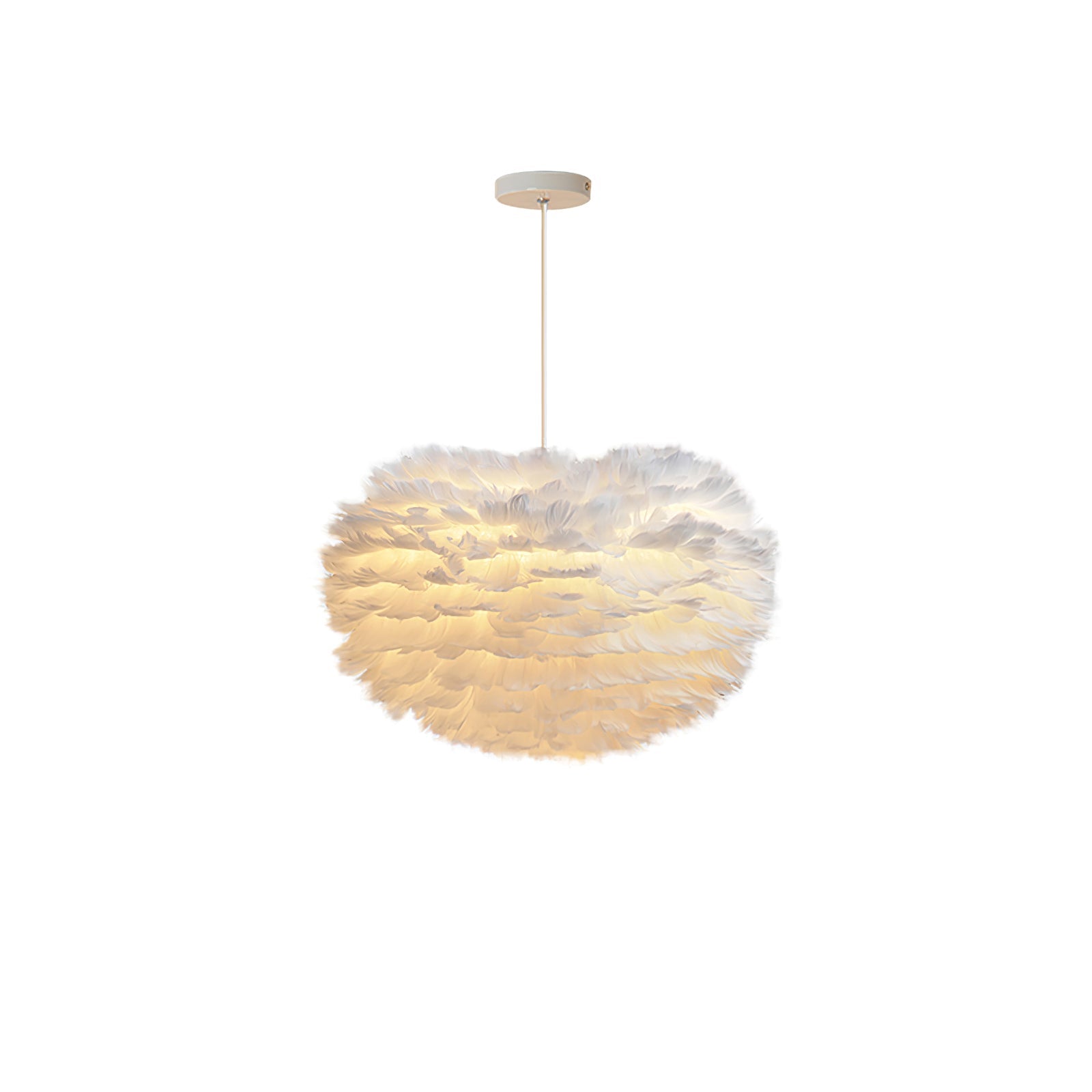 Goose Feathers Pendant Lamp - Blowlighting