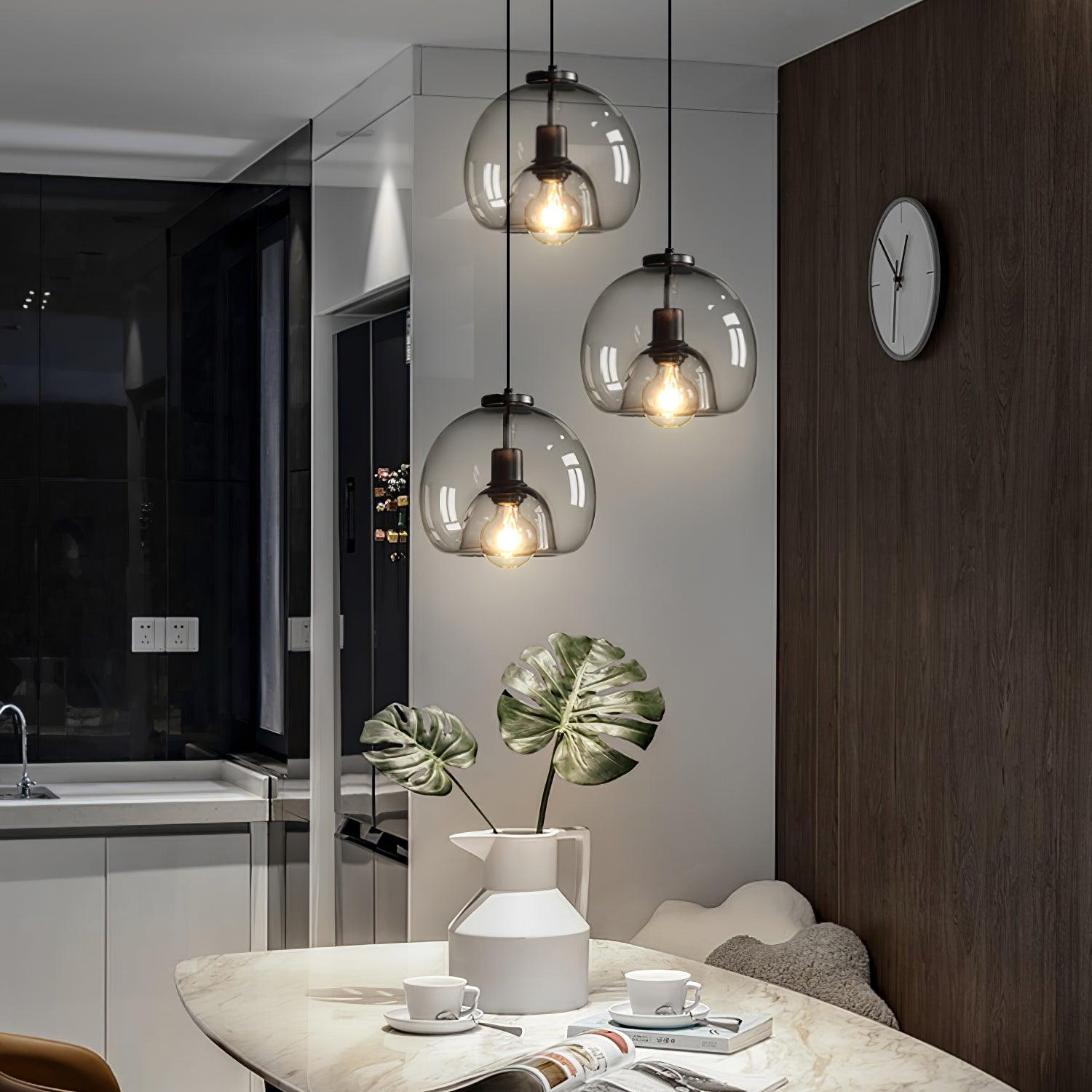 Zelirila Nordic Art Perlen Glas Pendelleuchte-Letslighting