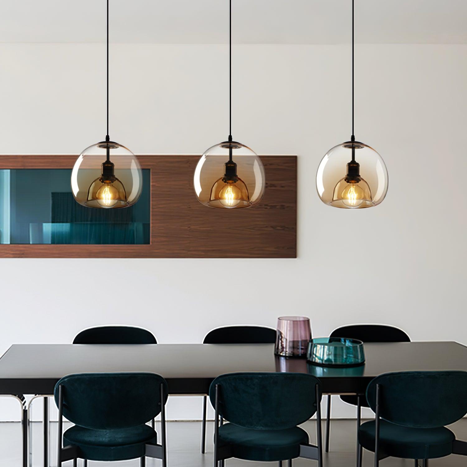 Zelirila Nordic Art Perlen Glas Pendelleuchte-Letslighting