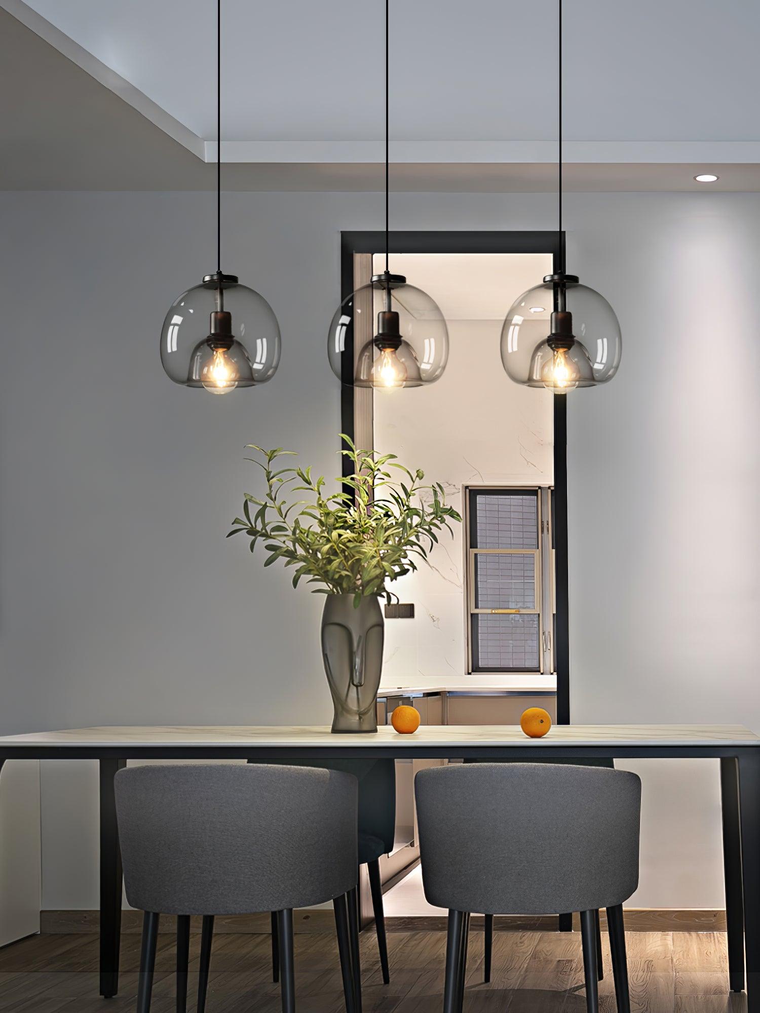 Zelirila Nordic Art Perlen Glas Pendelleuchte-Letslighting