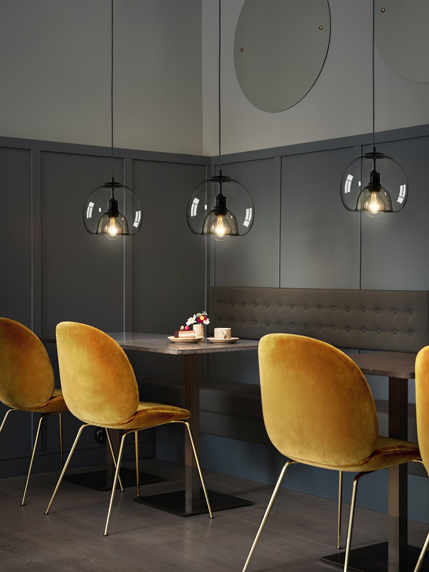 Zelirila Nordic Art Perlen Glas Pendelleuchte-Letslighting