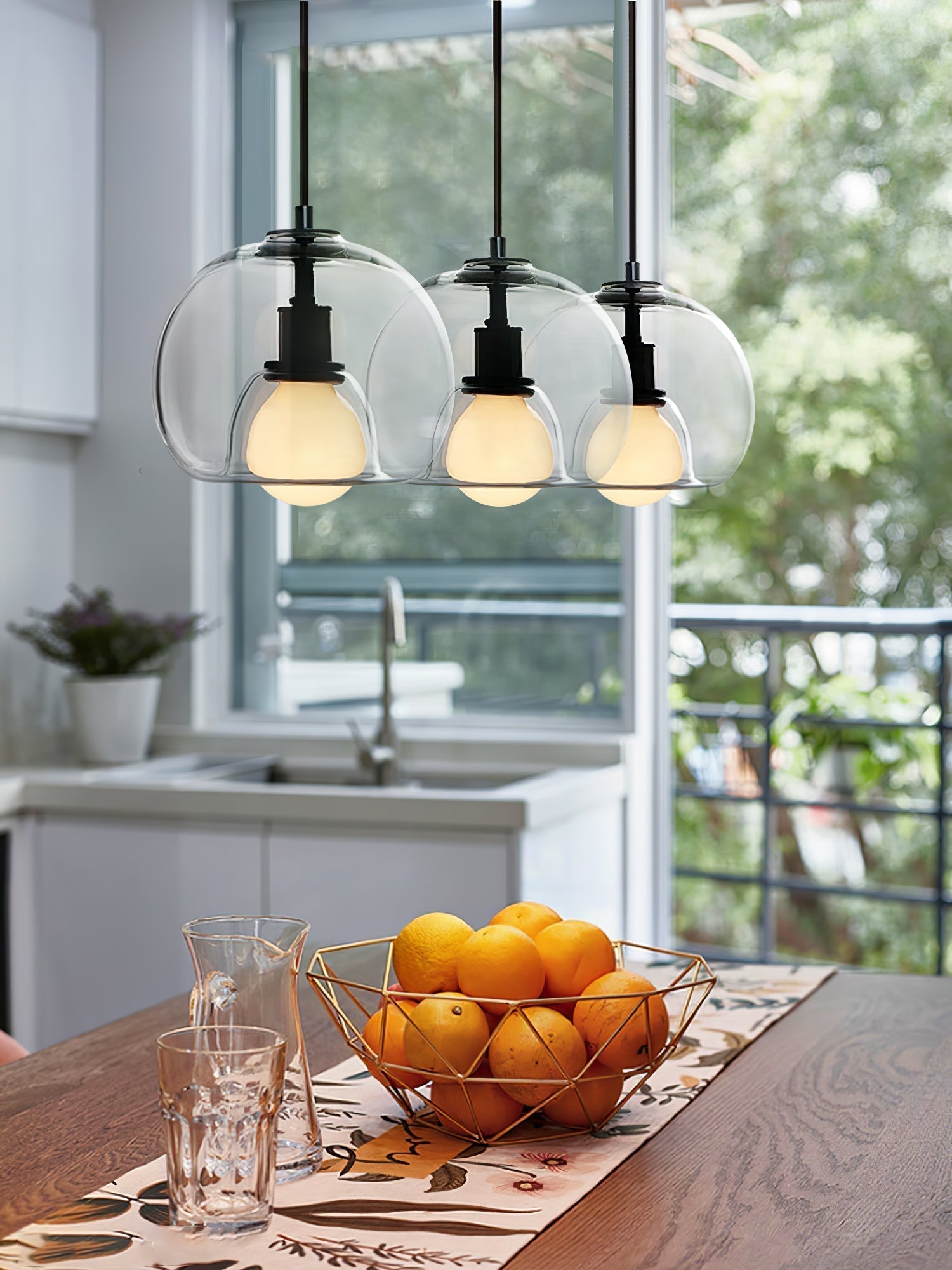 Neritha Glas Zeitgenössisch Pendelleuchte-Letslighting