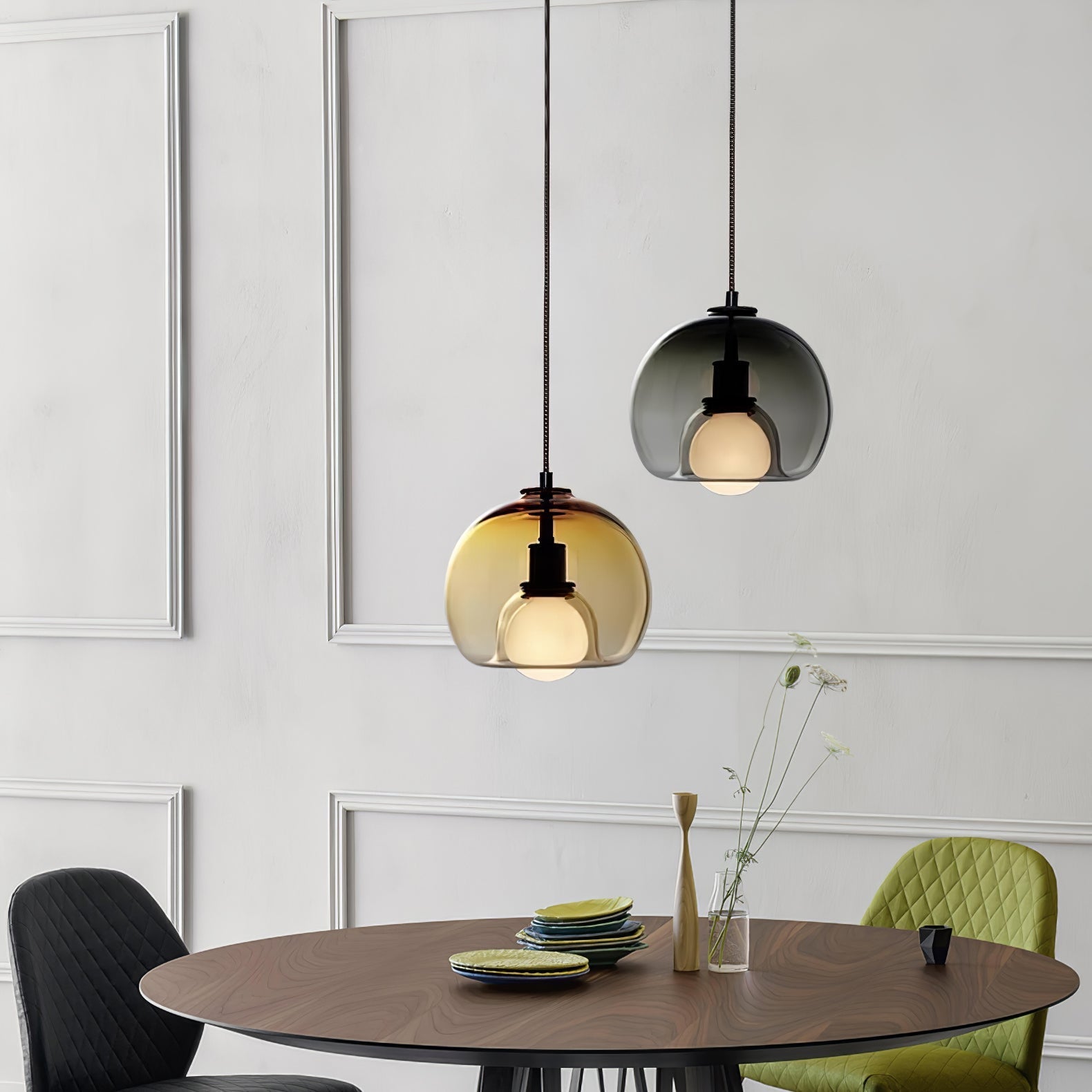Neritha Glas Zeitgenössisch Pendelleuchte-Letslighting