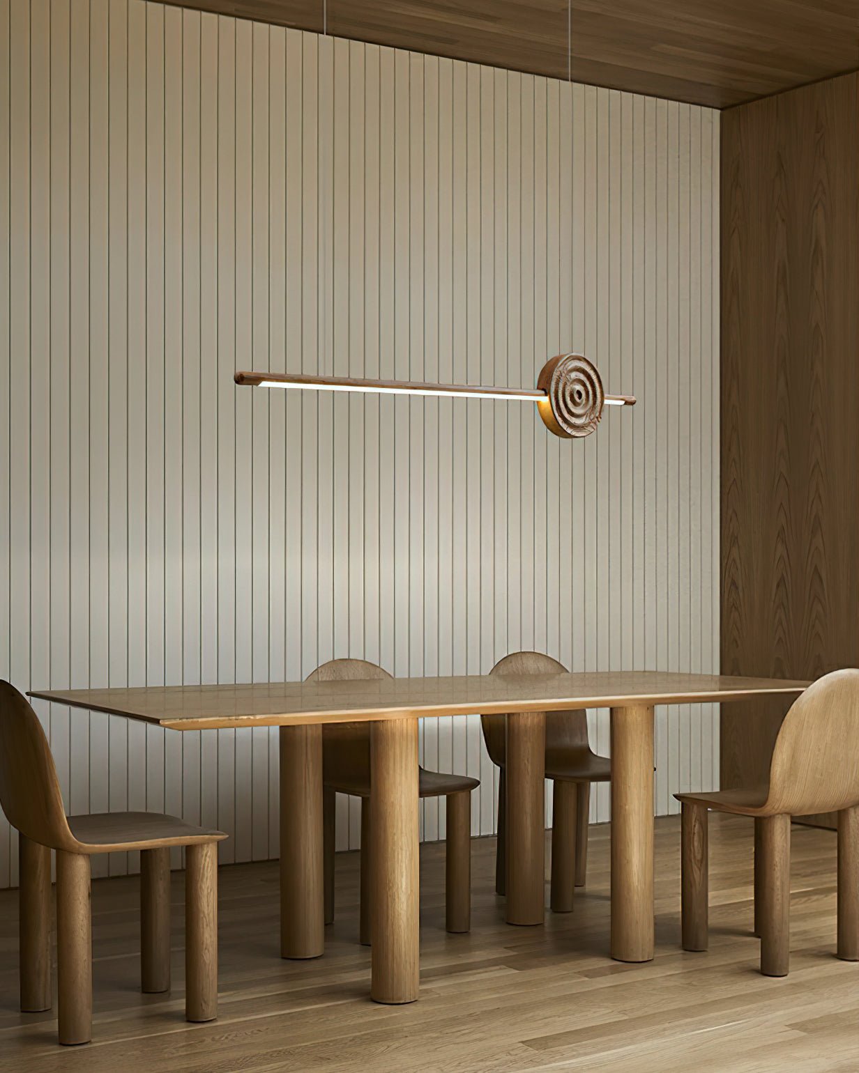 Aurora Kronleuchter Erhu Holz-Letslighting