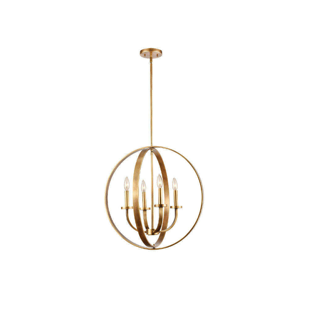 Icarila Vintage Industrial Messing Pendelleuchte-Letslighting