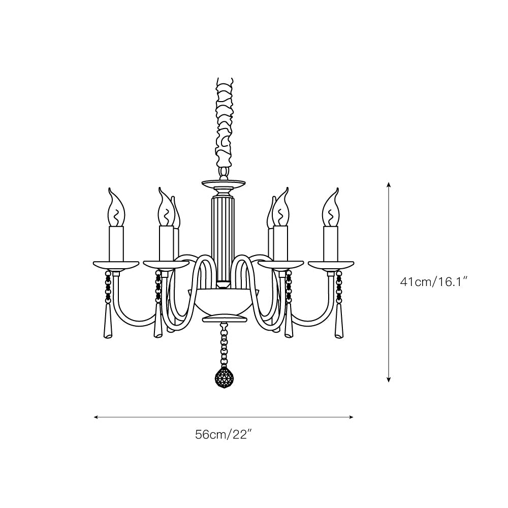 Ilphaara Messing Kristall Postmodern Luxus Kronleuchter-Letslighting