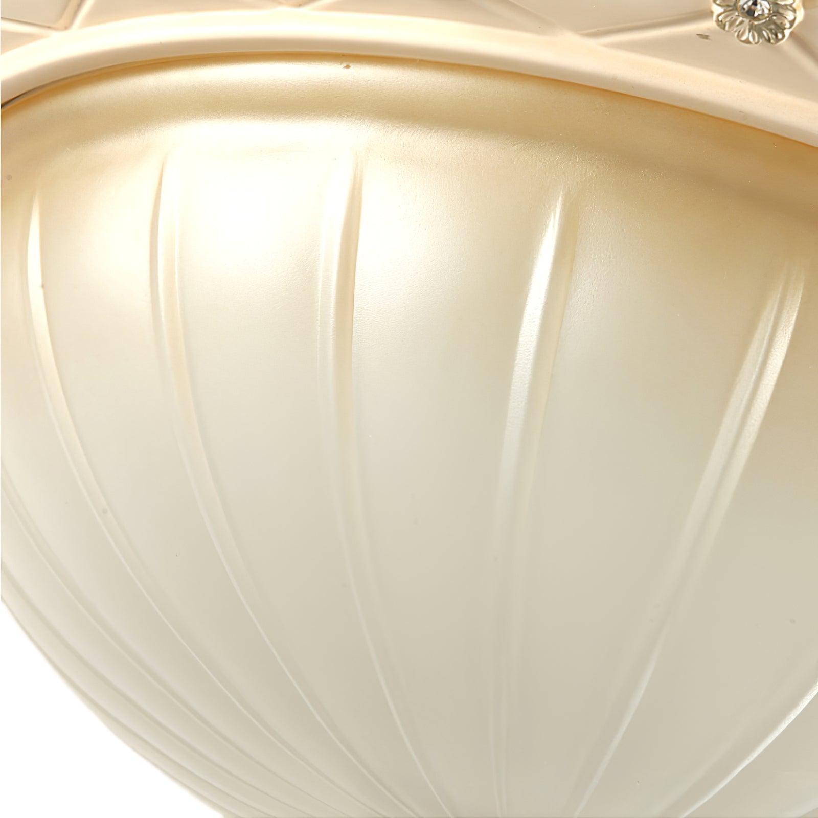 Evtalen Eleganz Vintage Harz Glas Einbau Deckenleuchte-Letslighting