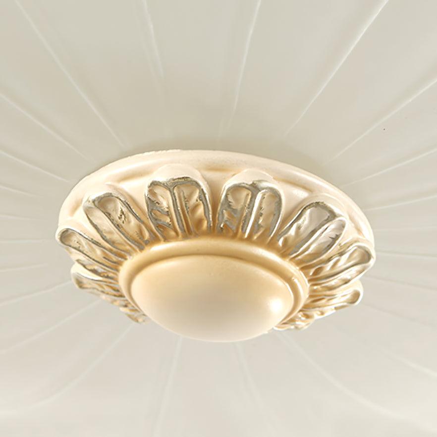 Evtalen Eleganz Vintage Harz Glas Einbau Deckenleuchte-Letslighting