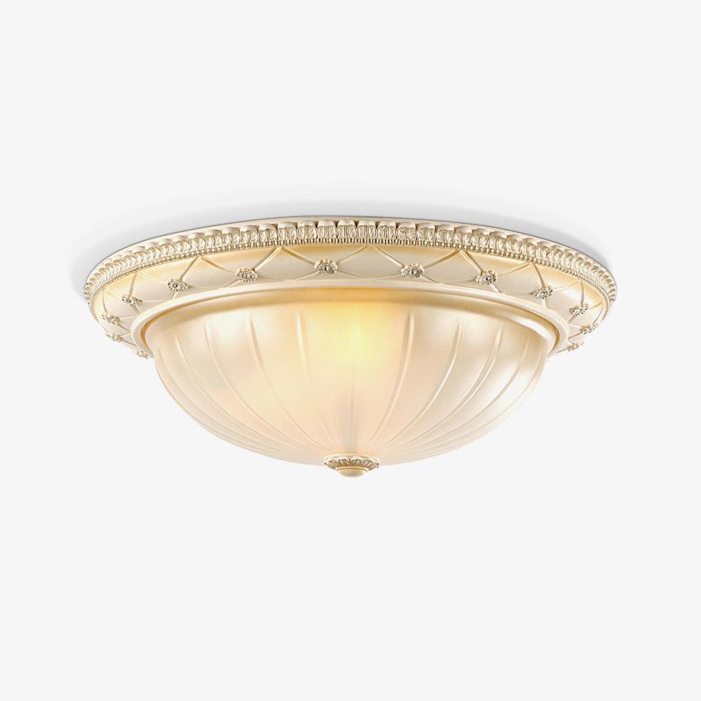 Evtalen Eleganz Vintage Harz Glas Einbau Deckenleuchte-Letslighting