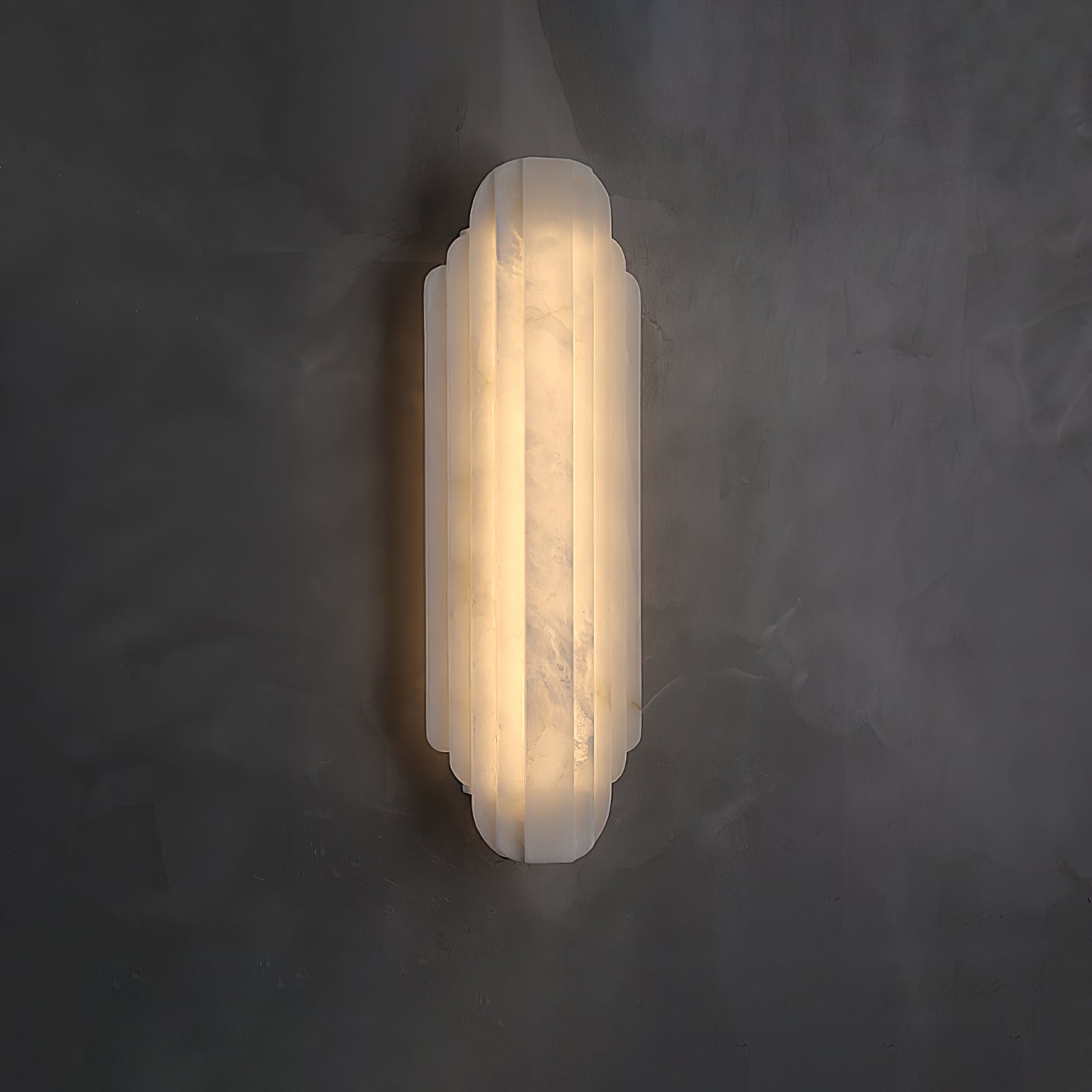 Avthaaris Art Deco Alabaster Wall Light - Neutralighting