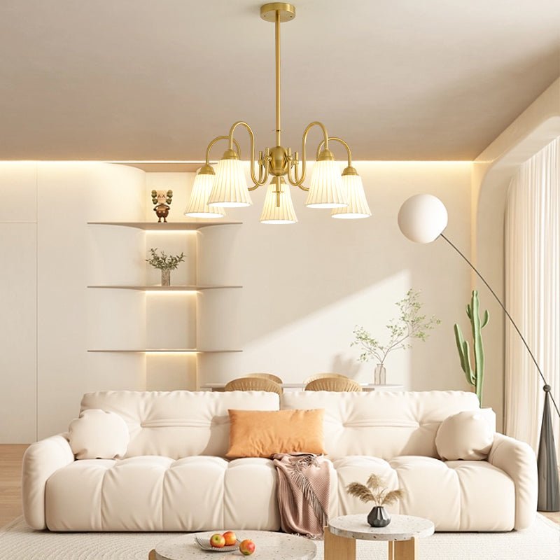 Lustra Kronleuchter Esther Keramik Gefeilt Modern-Letslighting